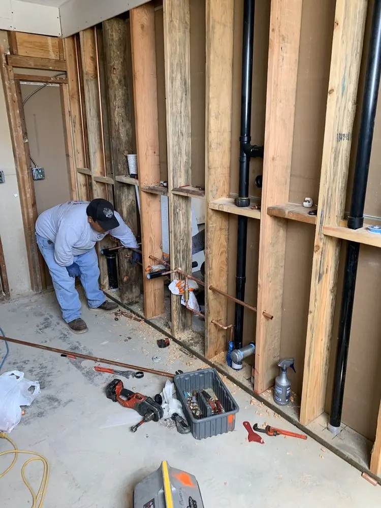 Commercial rough-in plumbing for Commercial Plumbing in North Branford